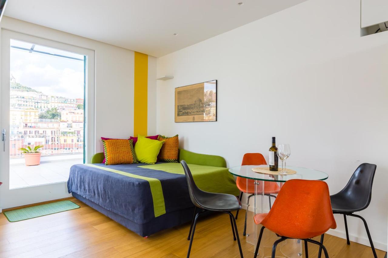 Ferienwohnung Seaview Terrace 360°& Elegant Loft Neapel Exterior foto