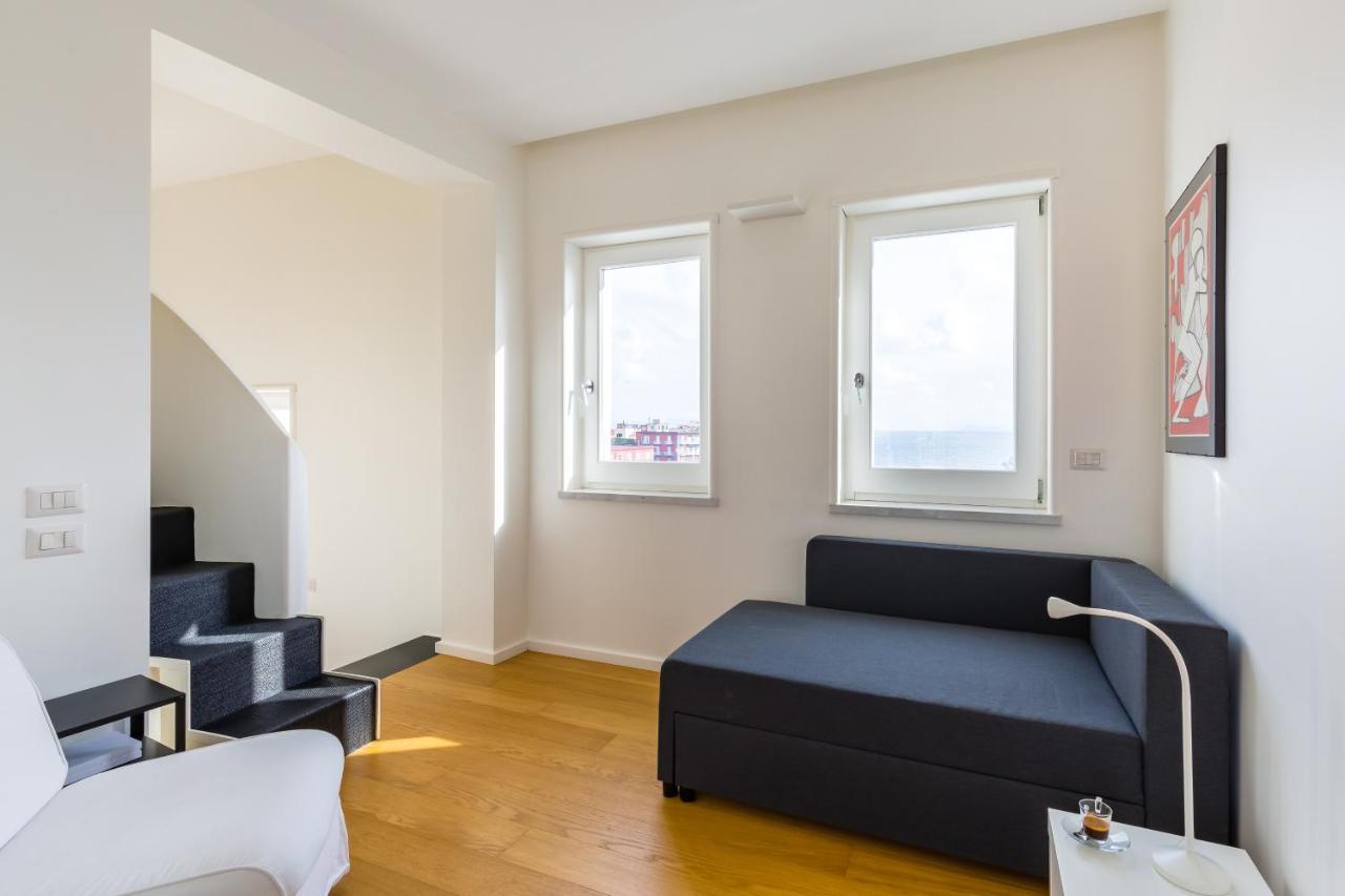 Ferienwohnung Seaview Terrace 360°& Elegant Loft Neapel Exterior foto