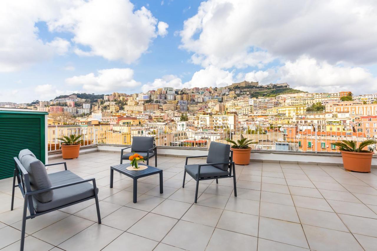 Ferienwohnung Seaview Terrace 360°& Elegant Loft Neapel Exterior foto