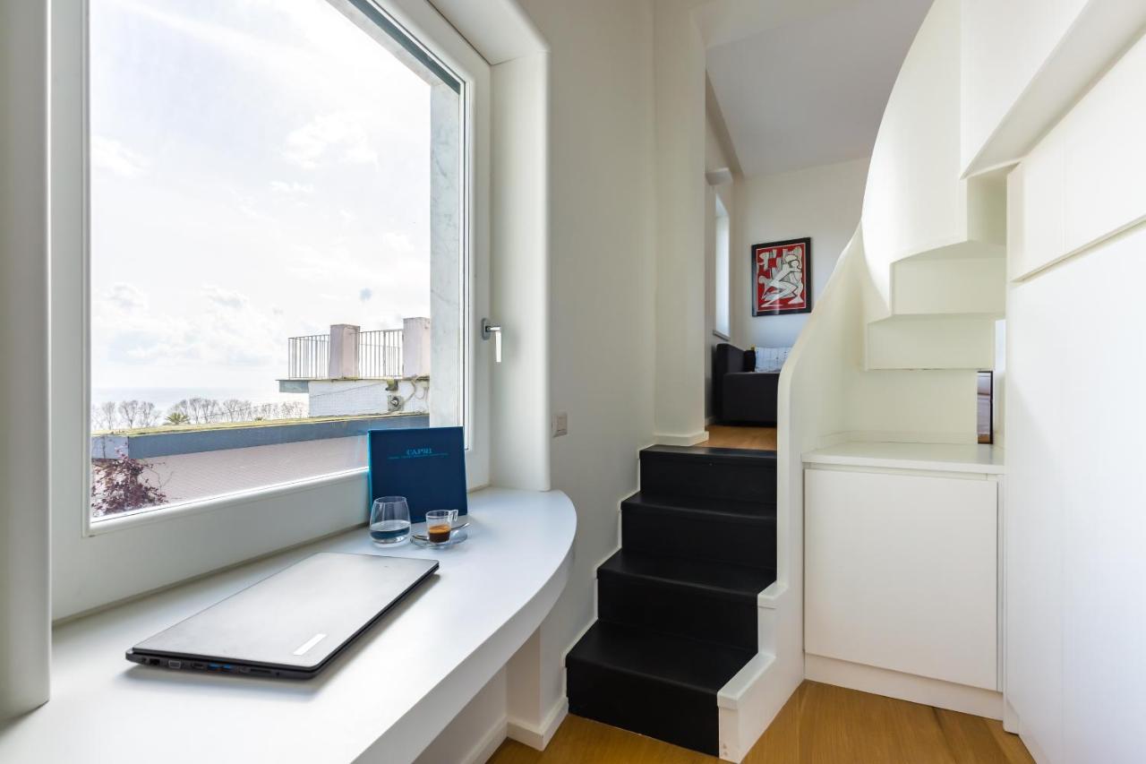 Ferienwohnung Seaview Terrace 360°& Elegant Loft Neapel Exterior foto