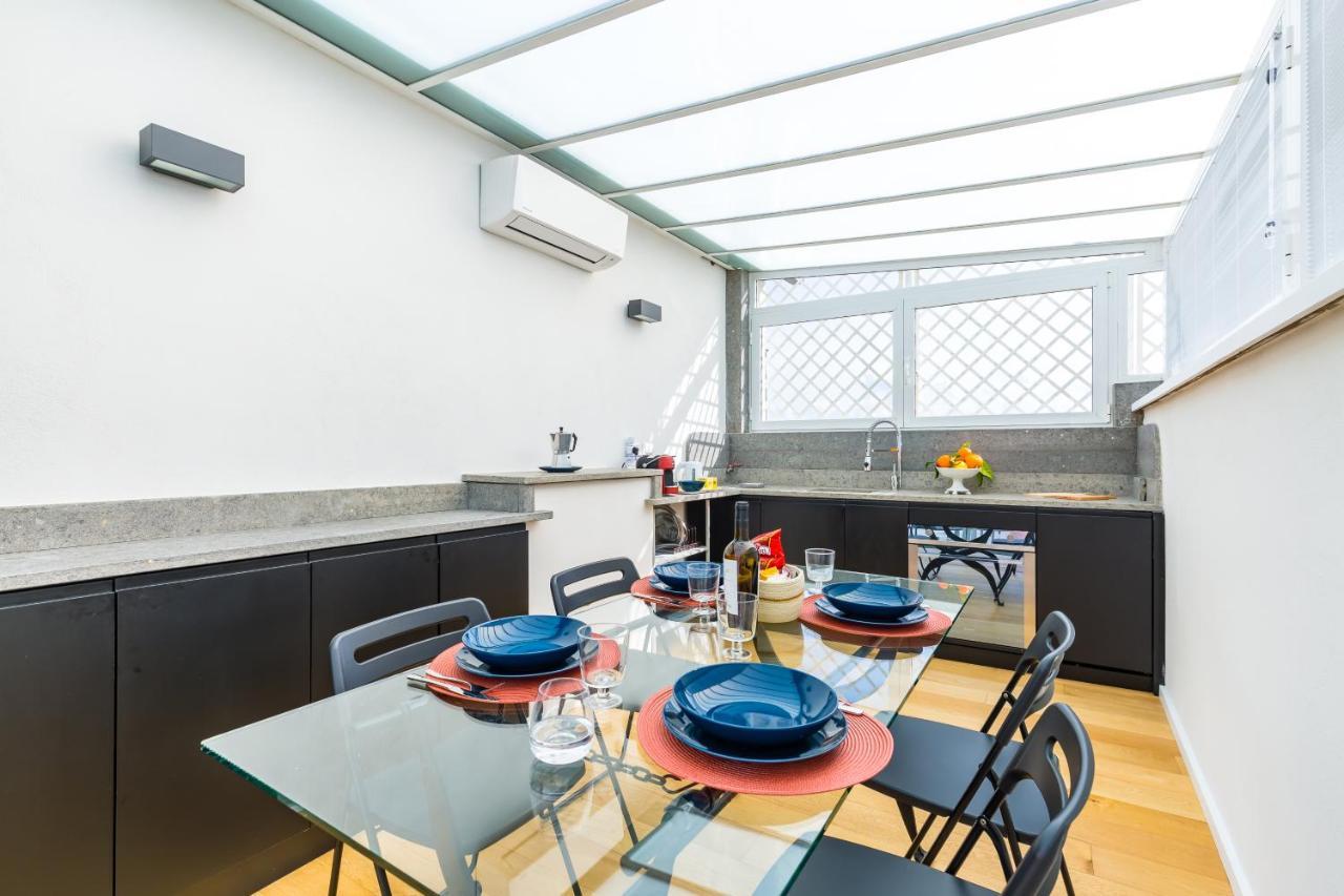 Ferienwohnung Seaview Terrace 360°& Elegant Loft Neapel Exterior foto