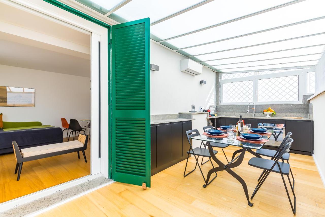 Ferienwohnung Seaview Terrace 360°& Elegant Loft Neapel Exterior foto